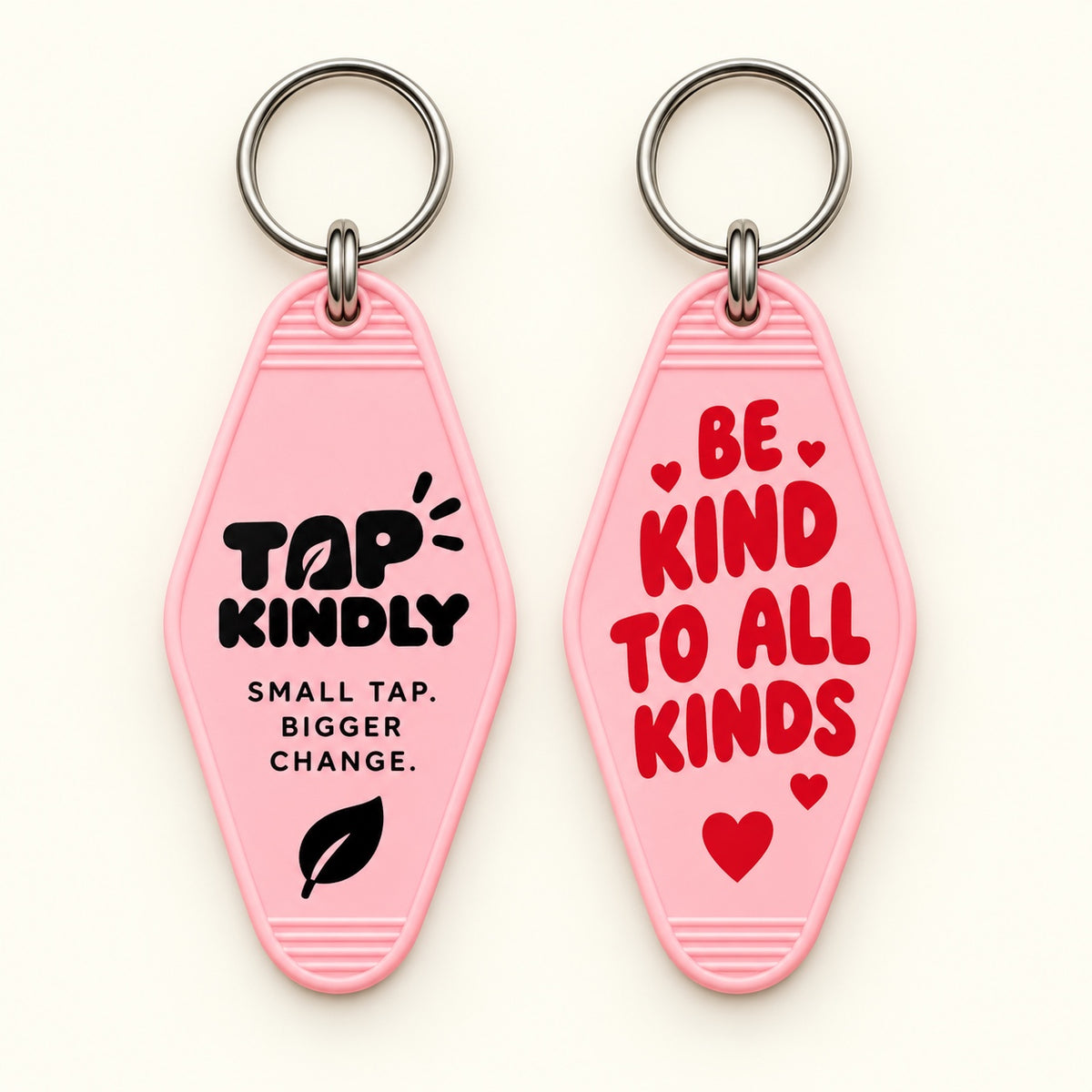 Pink · All kinds fob, front and back